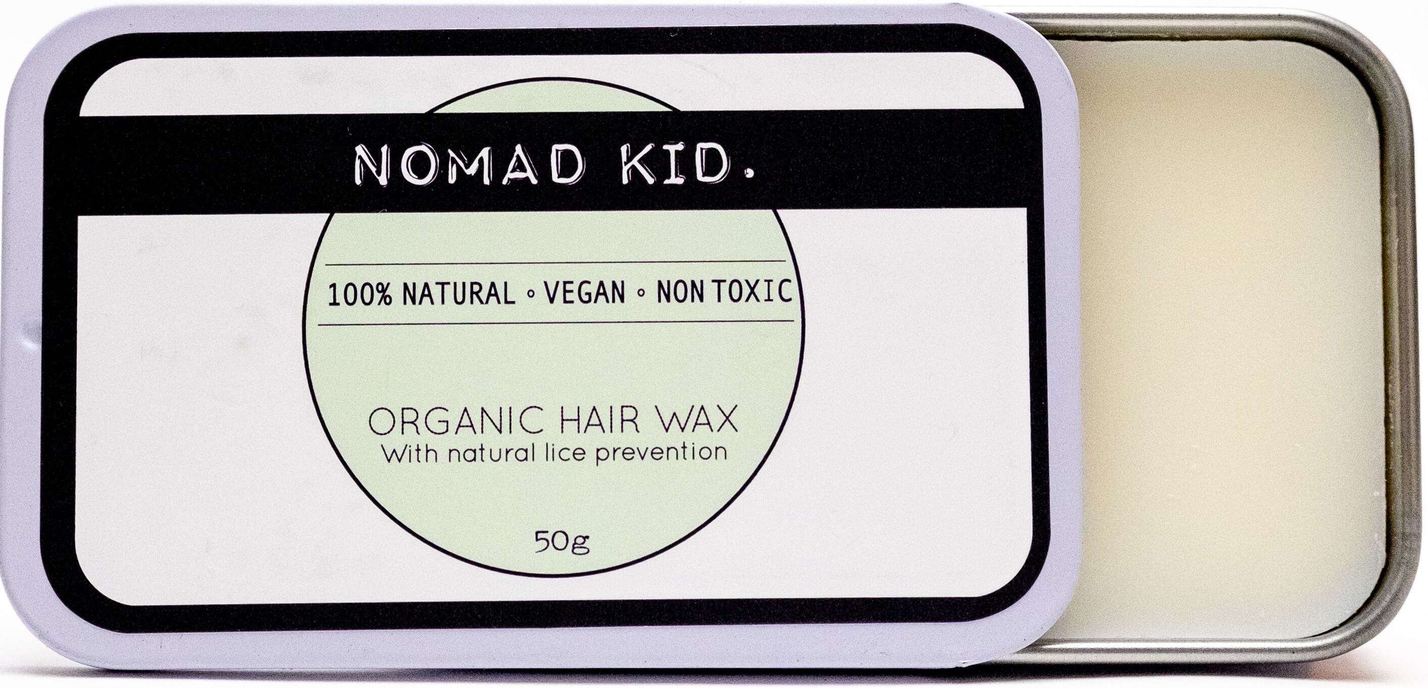 Nomad kid hair wax| Hair styling wax & balm for kids & babies-vegan, non..